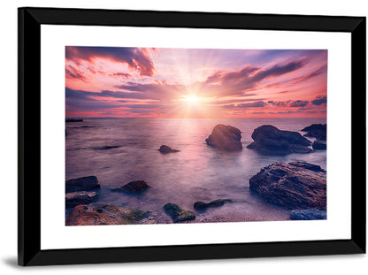 Ethereal Sea Sunrise Wall Art