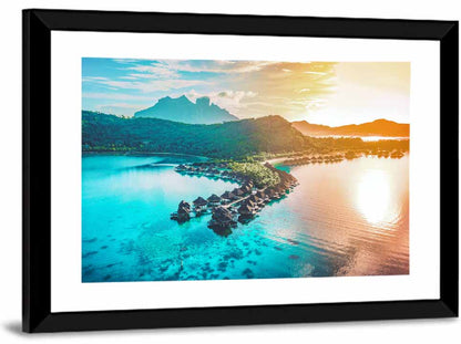 Bora Bora Overwater Bungalows Wall Art