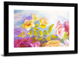 Watercolor Floral Wall Art