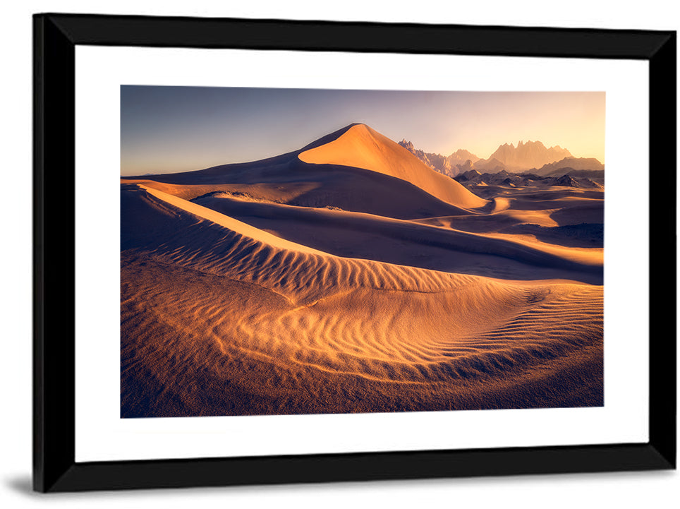 Tabuk Golden Hour Dunes Wall Art