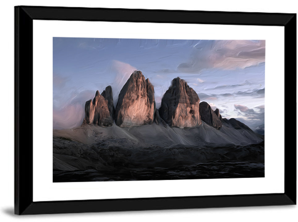 Tre Cime at Dusk Wall Art