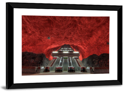 Solna Centrum Metro Station Wall Art