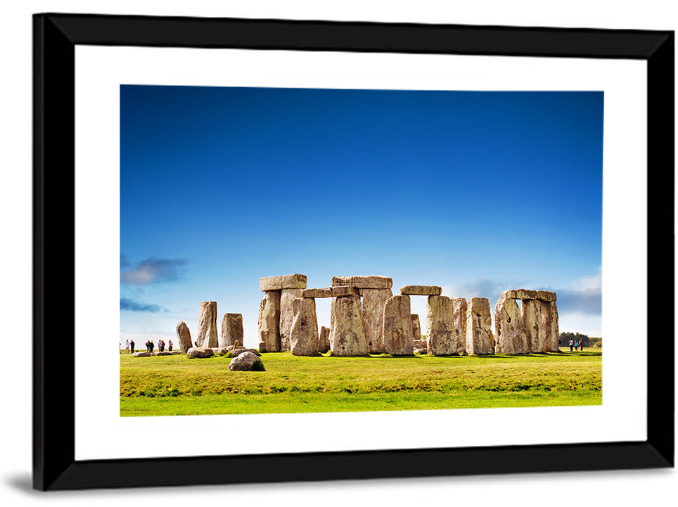 Stonehenge Under Blue Sky Wall Art