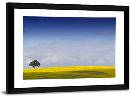 Mountain Rapeseed Field Wall Art