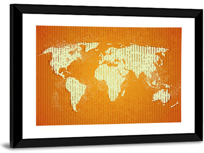 Old World Map Wall Art