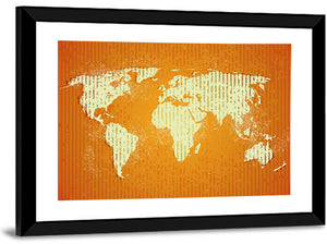 Old World Map Wall Art