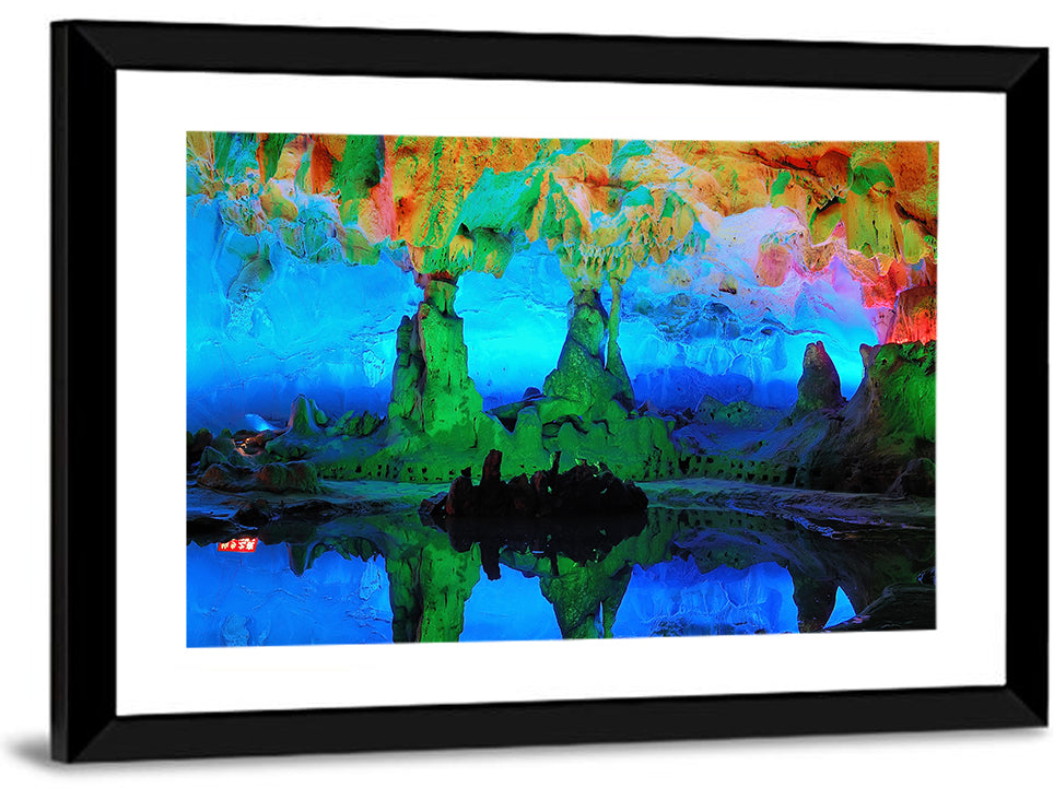 Guilin Led Lit Cave Reflection Wall Art