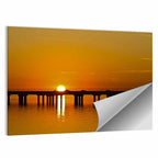 Lake Pontchartrain Causeway Sunset Wall Art