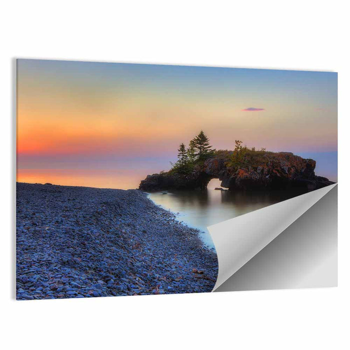 Lake Superior Sunrise Wall Art as a poster print