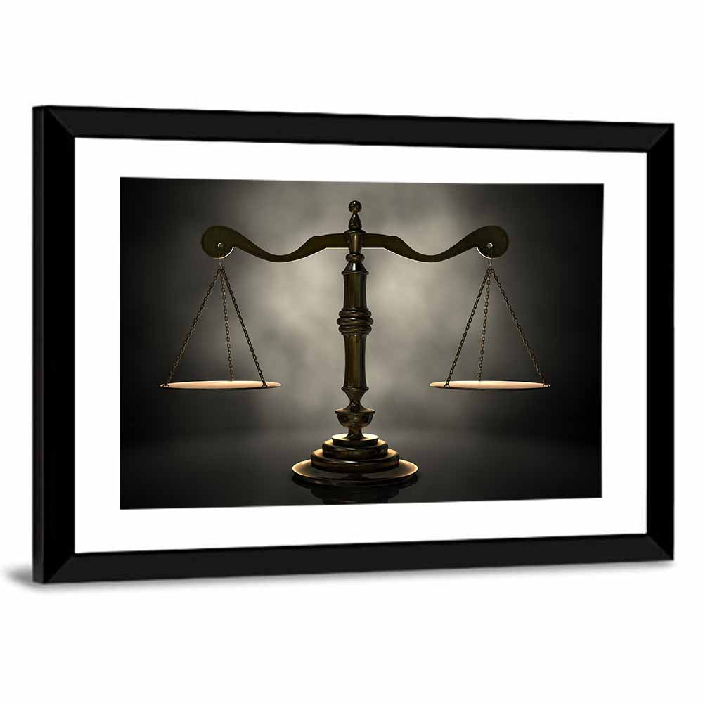 Scales of Justice Wall Art