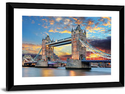 Tower Bridge at Sunset Wall Art