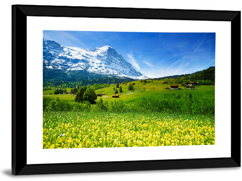 Alpine Wildflower Meadow Wall Art