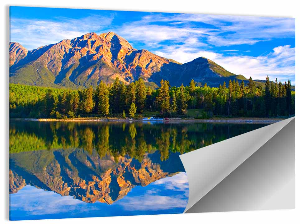 Patricia Lake Reflection Wall Art