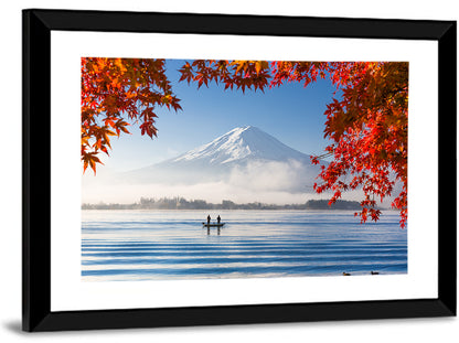 Mount Fuji Over Lake Kawaguchiko Wall Art