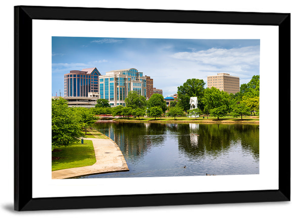 Big Spring Park Skyline, Huntsville Wall Art