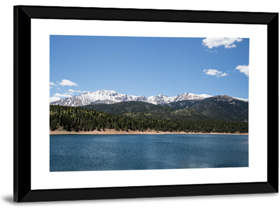Pikes Peak from Crystal Lake Wall Art