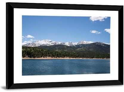Pikes Peak From Crystal Lake Wall Art