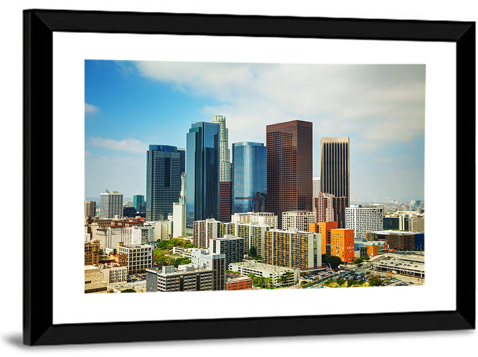 Downtown Los Angeles Skyline Cityscape Wall Art