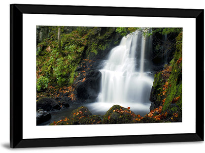 Autumn Waterfall in Tobermory Wall Art