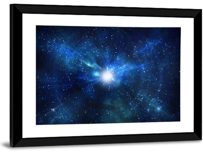 Lightspeed Galaxy Burst Wall Art