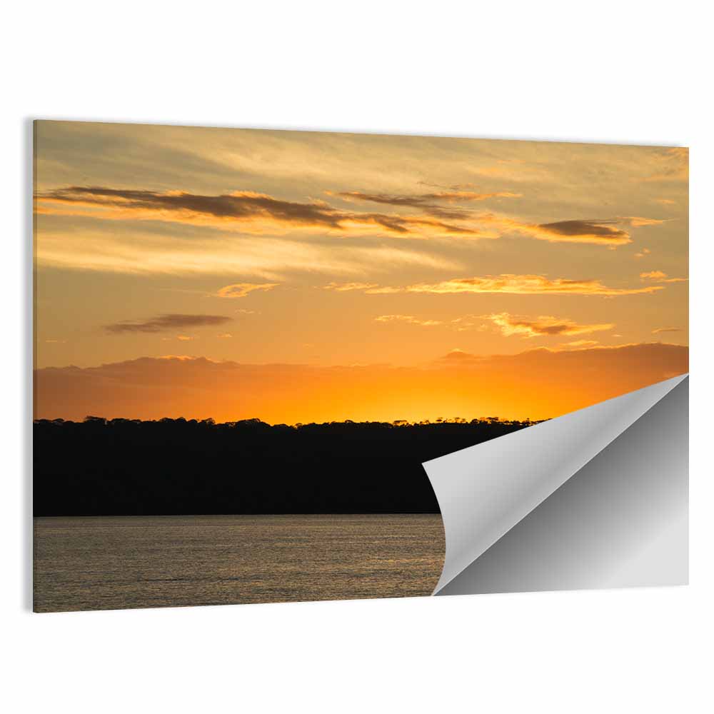 Sunrise Over Lake Apoyo Wall Art