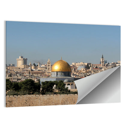 Golden Dome of the Rock, Jerusalem Wall Art