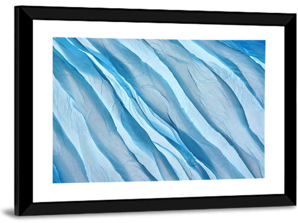 Diagonal Chiffon Layers Wall Art