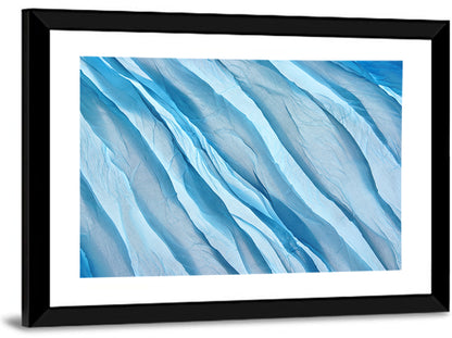 Diagonal Chiffon Layers Wall Art