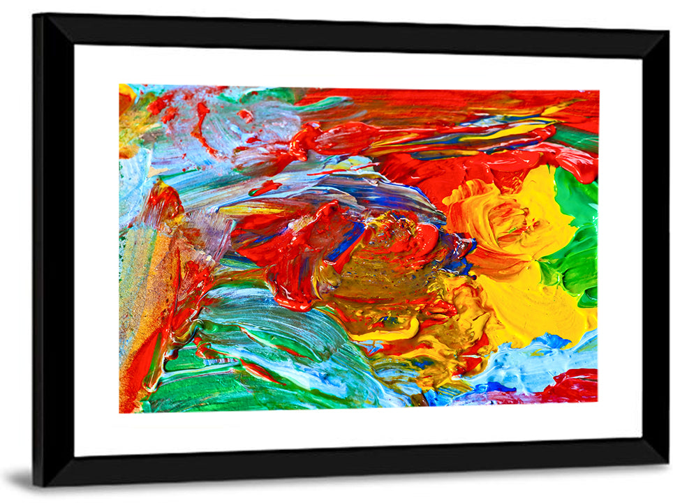 Palette Knife Color Study Wall Art