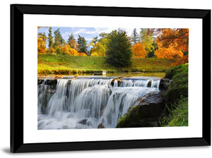 Autumn Waterfall Wall Art