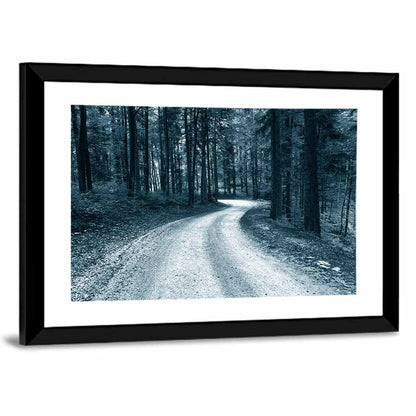 Sandy Forest Road at Dusk Wall Art