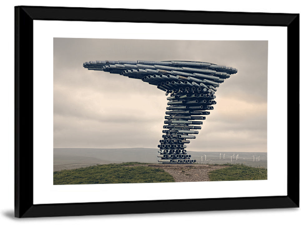 Singing Ringing Tree on Grassy Hill Wall Art