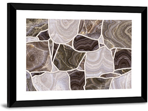 Packed Stones Abstract Wall Art