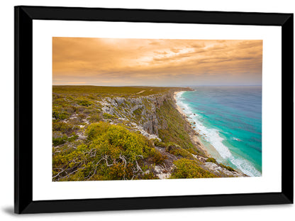 Kangaroo Island Turquoise Cliff Coast Wall Art
