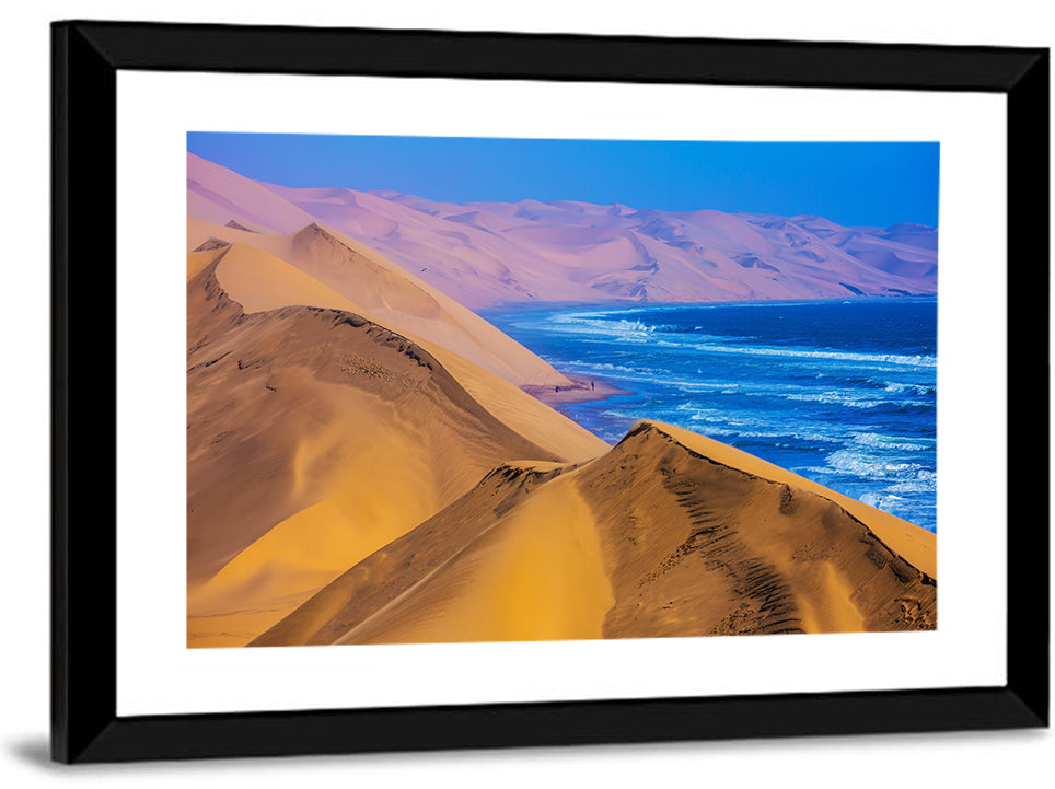 Sandwich Harbour Dunes Meet the Atlantic Wall Art