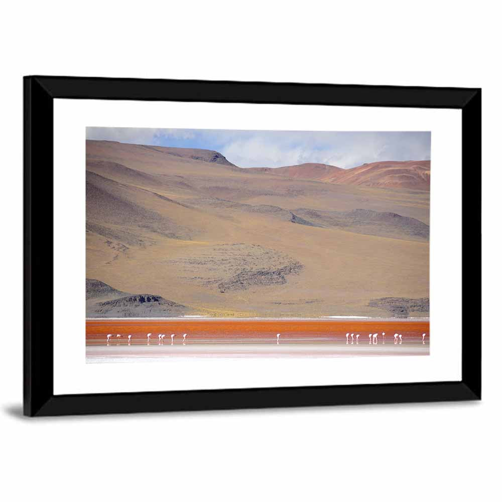 Flamingos at Laguna Colorada Wall Art