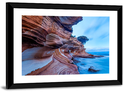 Painted Cliffs, Maria Island Wall Art