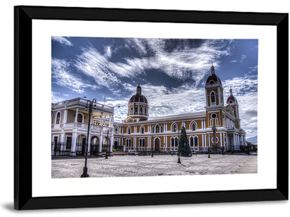 Cathedral of Granada Plaza Wall Art