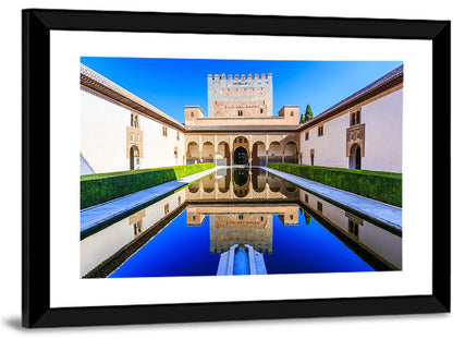 Court of the Myrtles, Alhambra Granada Wall Art