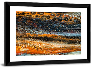 Abstract Stream Painting Wall Art