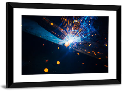 Molten Metal Sparks Wall Art