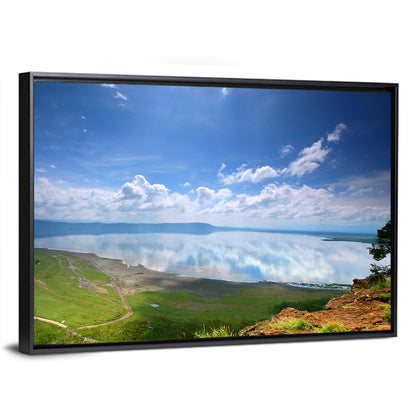Lake Nakuru Cliffside Reflection Wall Art