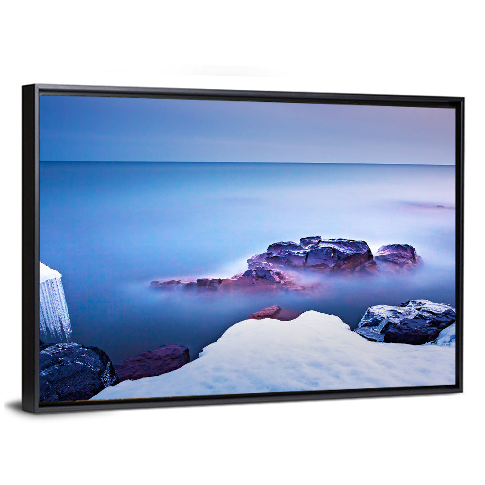 Lake Superior Shoreline at Twilight Wall Art