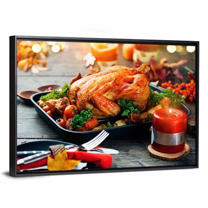 Roasted Chicken with Herbs Wall Art