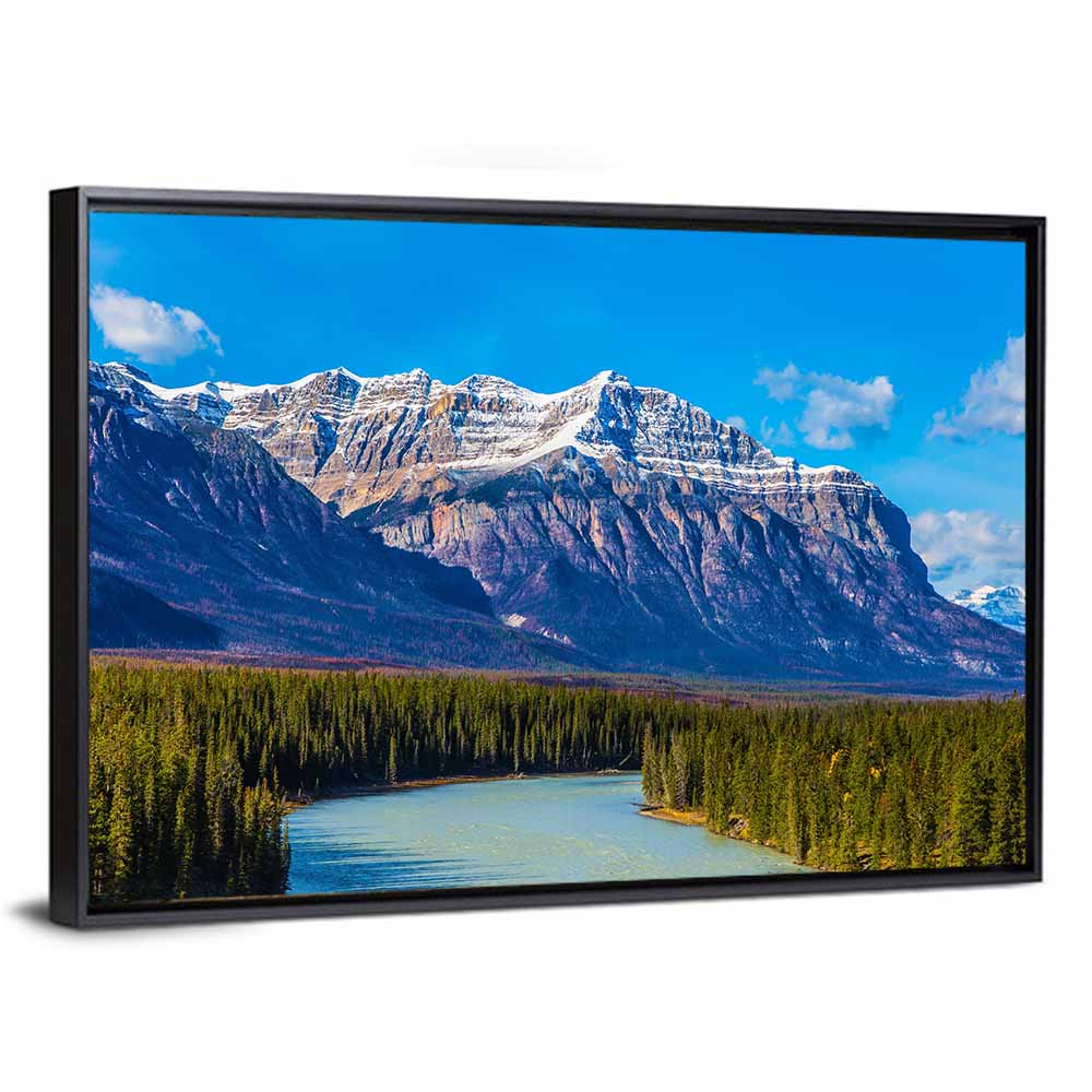 Abraham Lake Mountain View Wall Art