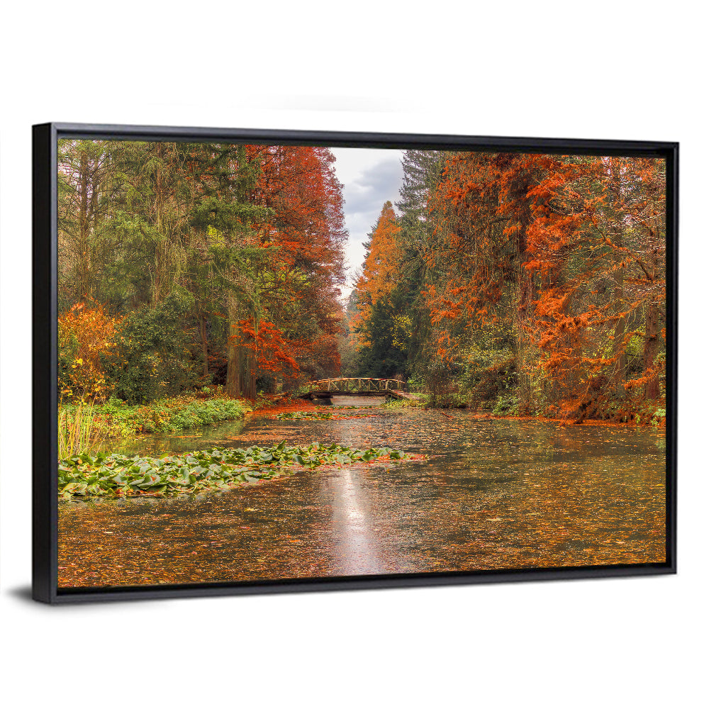 Simeria Arboretum Autumn Lake Wall Art