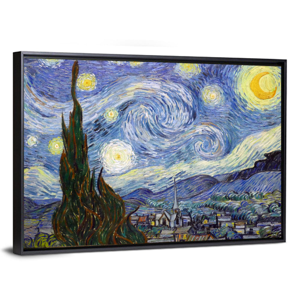 Starry Night Over Saint-rémy Wall Art