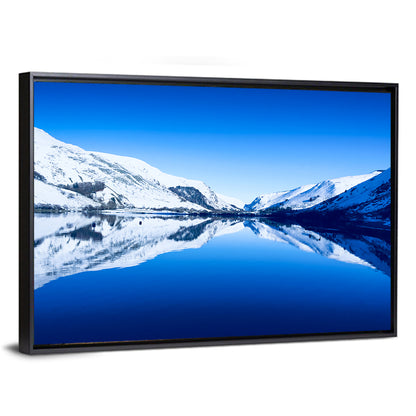 Tal Y Llyn Winter Reflection Wall Art