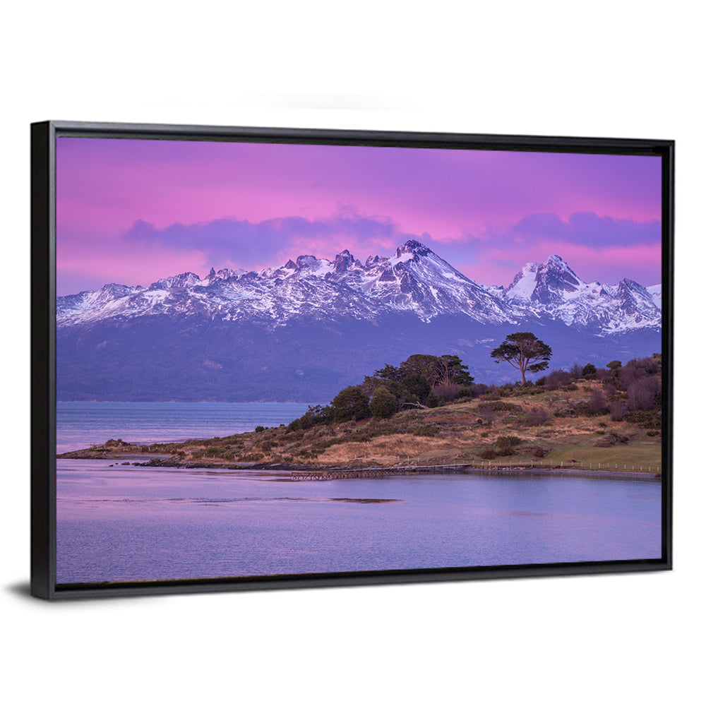 Beagle Channel Purple Dawn Wall Art