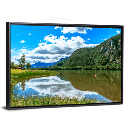 Lake Mjosa Reflection Wall Art